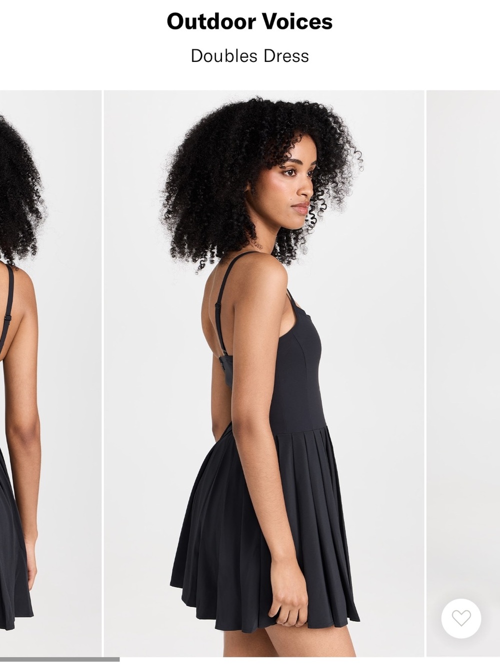 Outdoor Voices Black Doubles Mini Dress - Picture 3 of 16